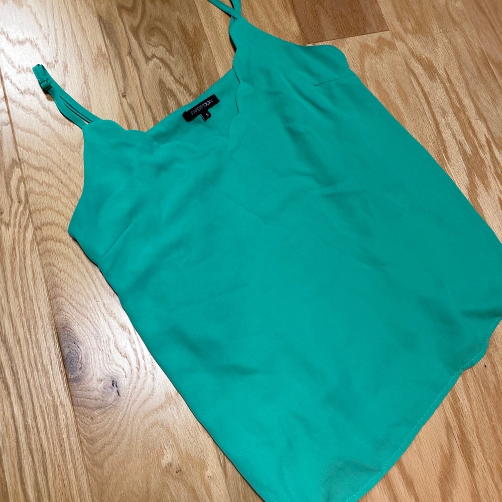 Paper moon green tank